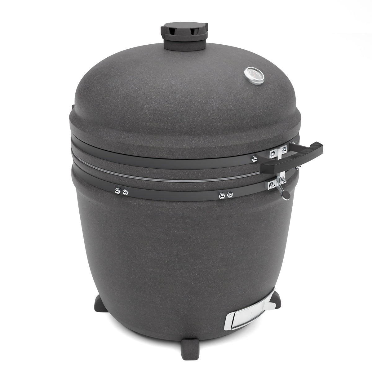 Teak Carbon Line Cabinet Table with Kamado Egg 27" (70cm)