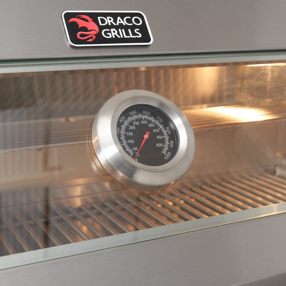 Draco Grills Z440 Deluxe — Grelhador a Gás em Aço Inoxidável, 4 Queimadores, com Armário