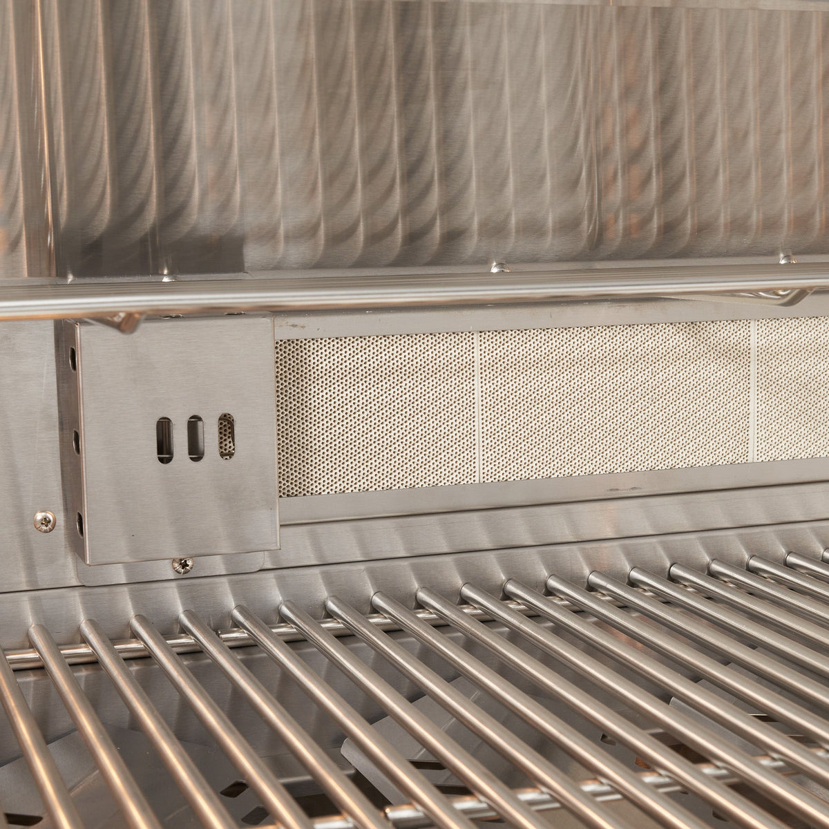 Cozinha de Exterior Modular em Teca — Módulo Grelhador com Grelhador de 6 Queimadores