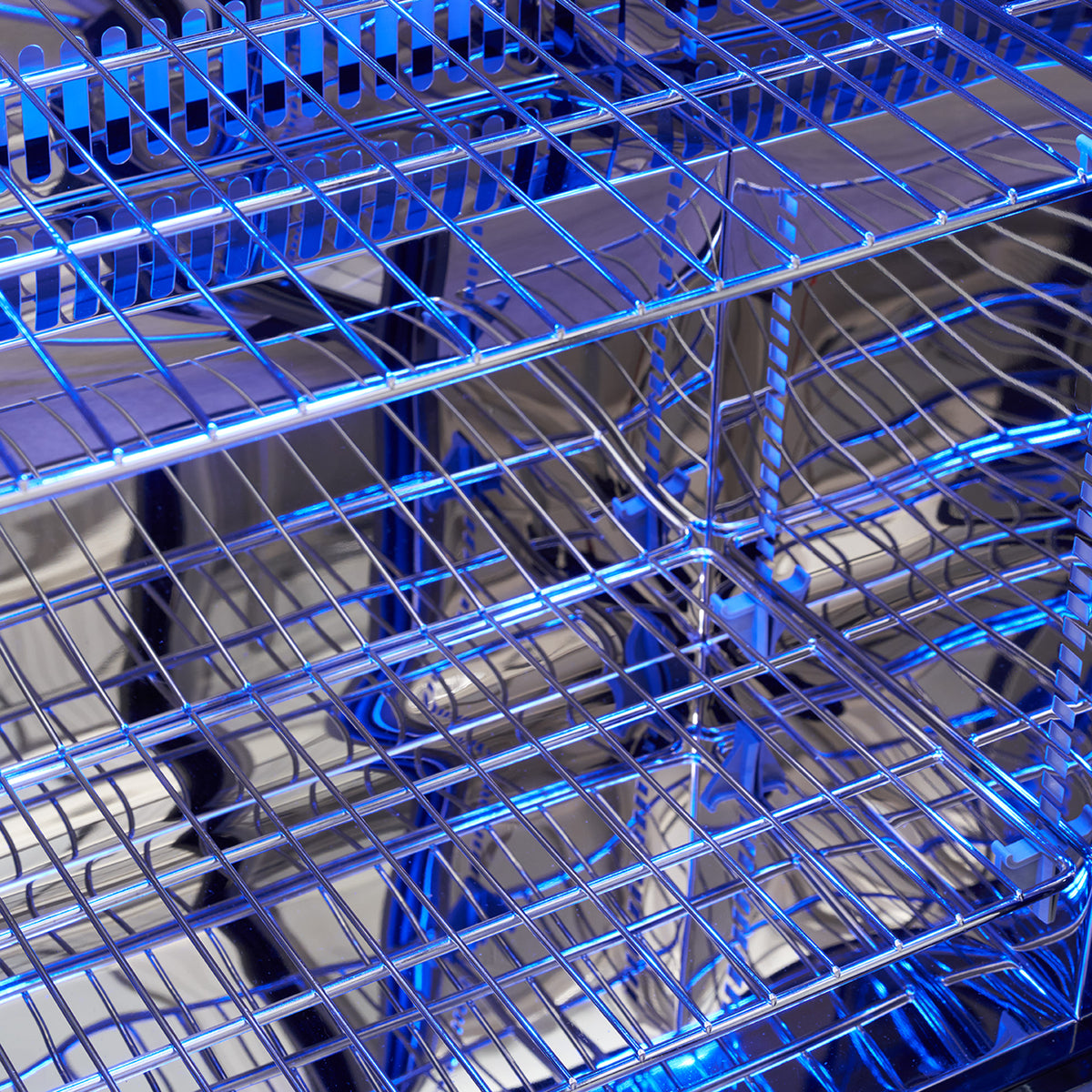 Cozinha de Exterior Modular em Teca — Armário de Frigorífico Duplo com Tampo em Cerâmica