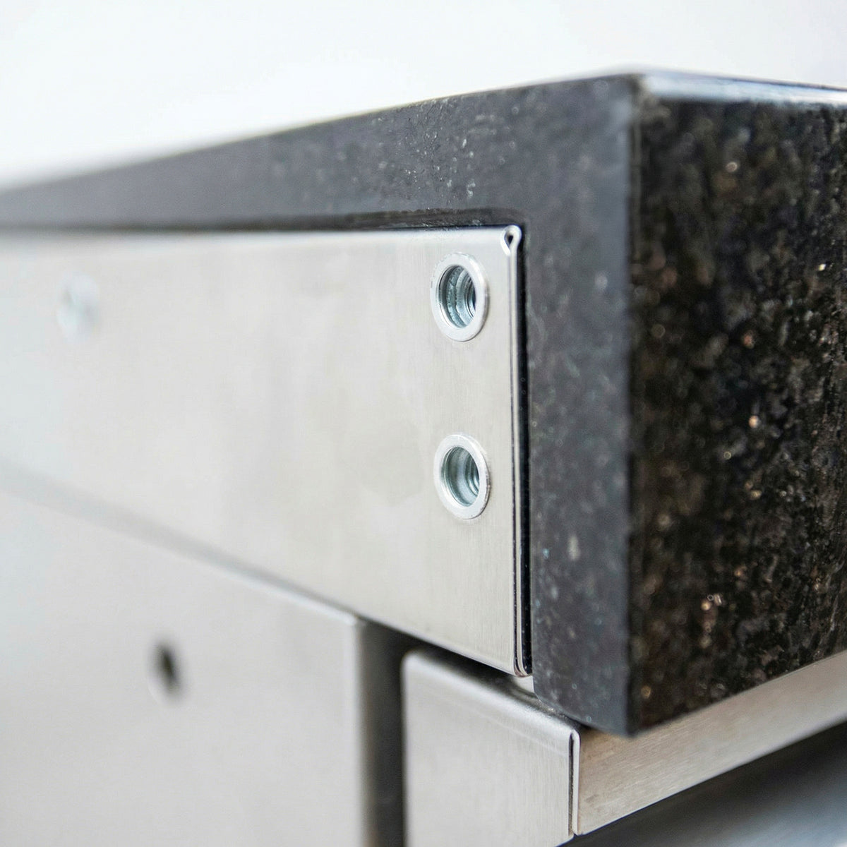 Stainless Steel Twin Drawer Cabinet