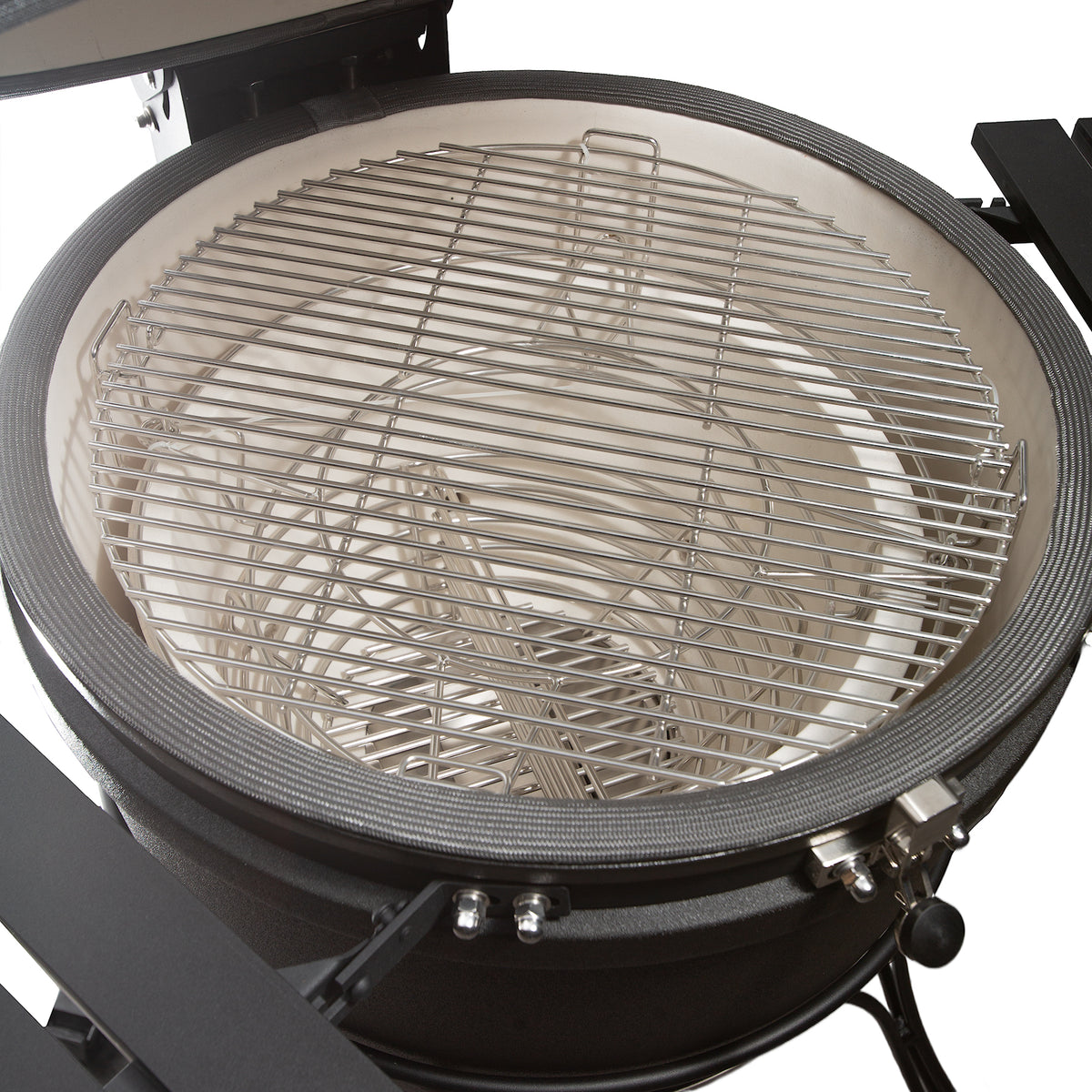 Teak Carbon Line Cabinet Table with Kamado Egg 27" (70cm)